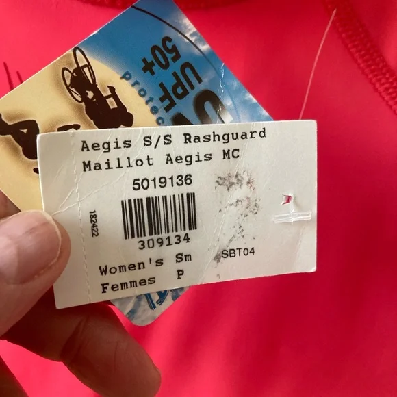 MEC Women's Bright Pink Rashguard - Picture 4 of 8